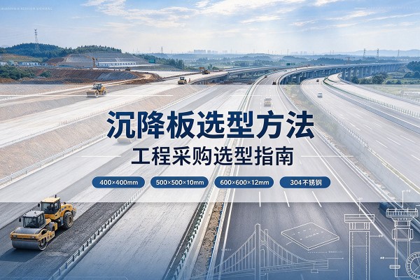 张店沉降板选择方法