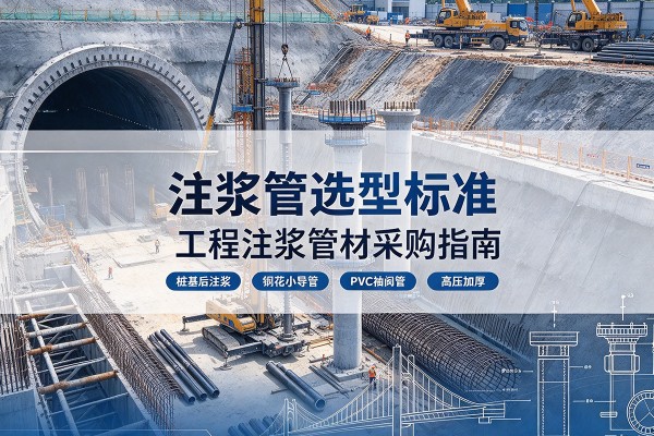 张店注浆管选型标准