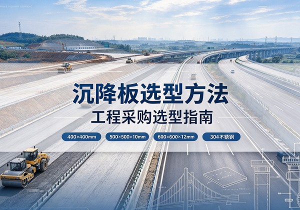 张店沉降板选择方法